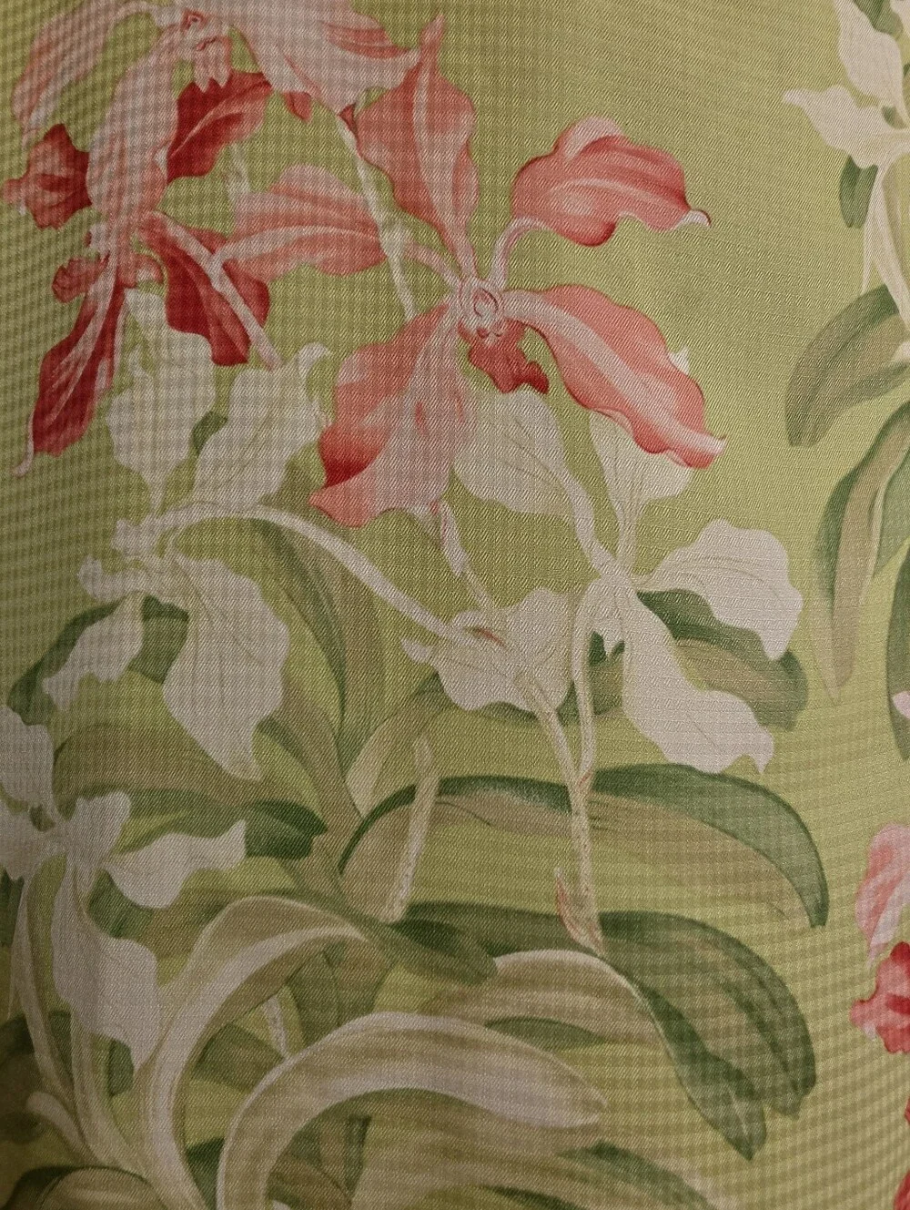 Nwot Tommy Bahama Sleeveless Lime Green Pink Orchid Tropical Resortwear Maxi